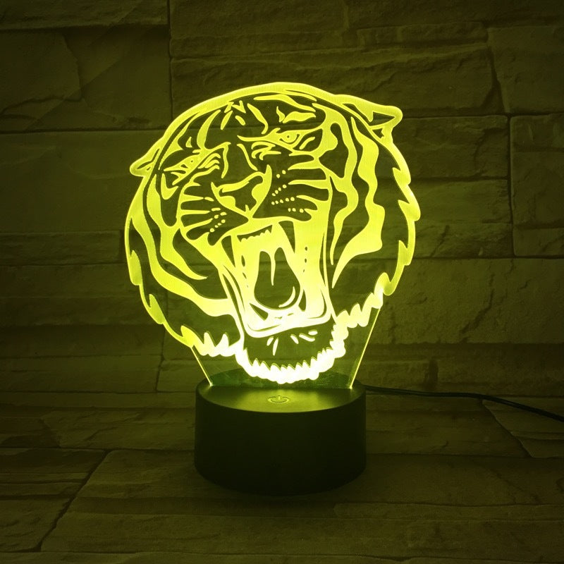 Creativity Led Night Light Tiger Lampara Touch Sensor