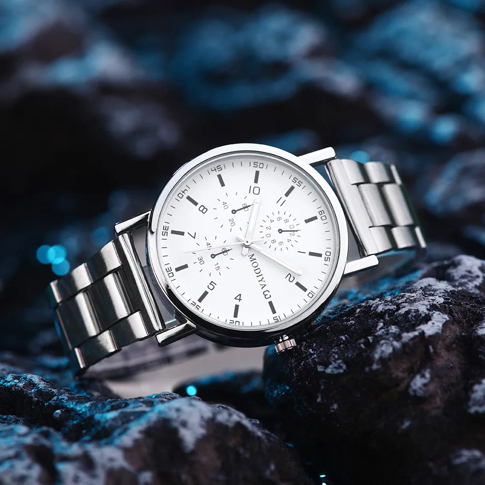 Silver watch Rosales X Obando Luxury