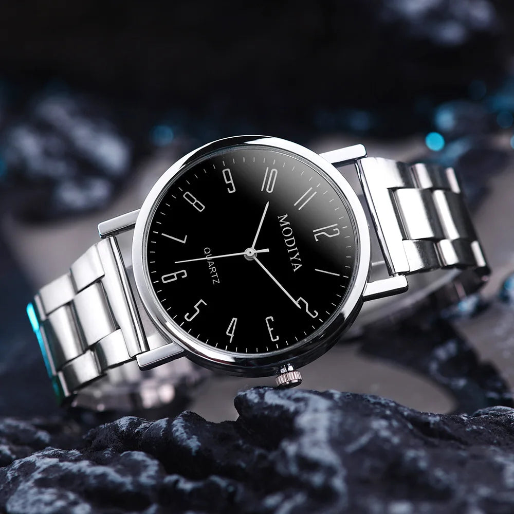 Silver watch Rosales X Obando Luxury