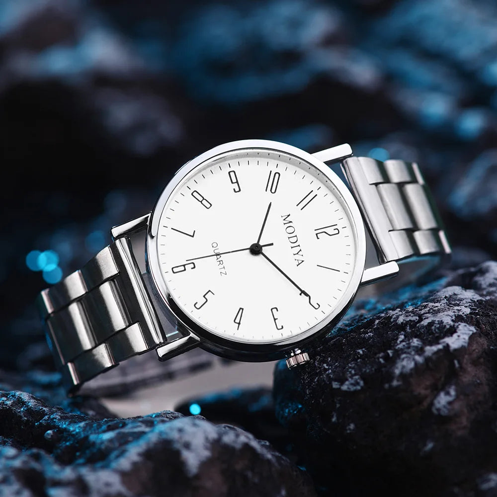 Silver watch Rosales X Obando Luxury