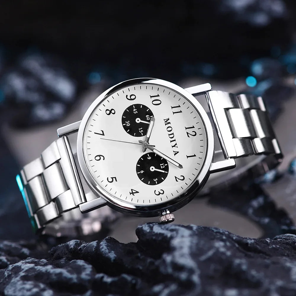 Silver watch Rosales X Obando Luxury