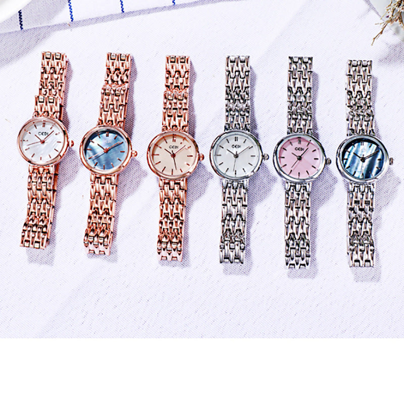 Ultra-thin Waterproof Quartz Women's Watch Good-looking Small Dial